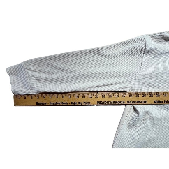 Women's Waffle Knit button up over shirt/ Shacket.Cream color. Size M. Unbranded - Picture 6 of 8